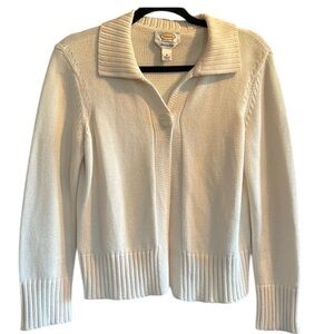 Talbots Made in Italy Cotton Blend Cardigan
